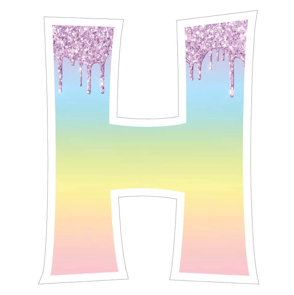 Ombre Dripping Glitter 24