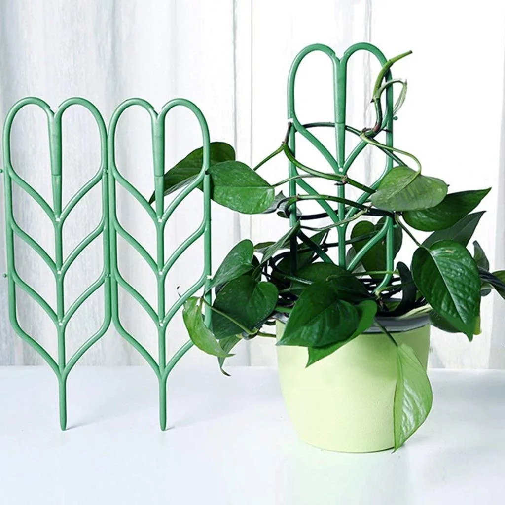 3pcs Durable Plasic Garden Trellis for Potted Plants Small Houseplant Trellis