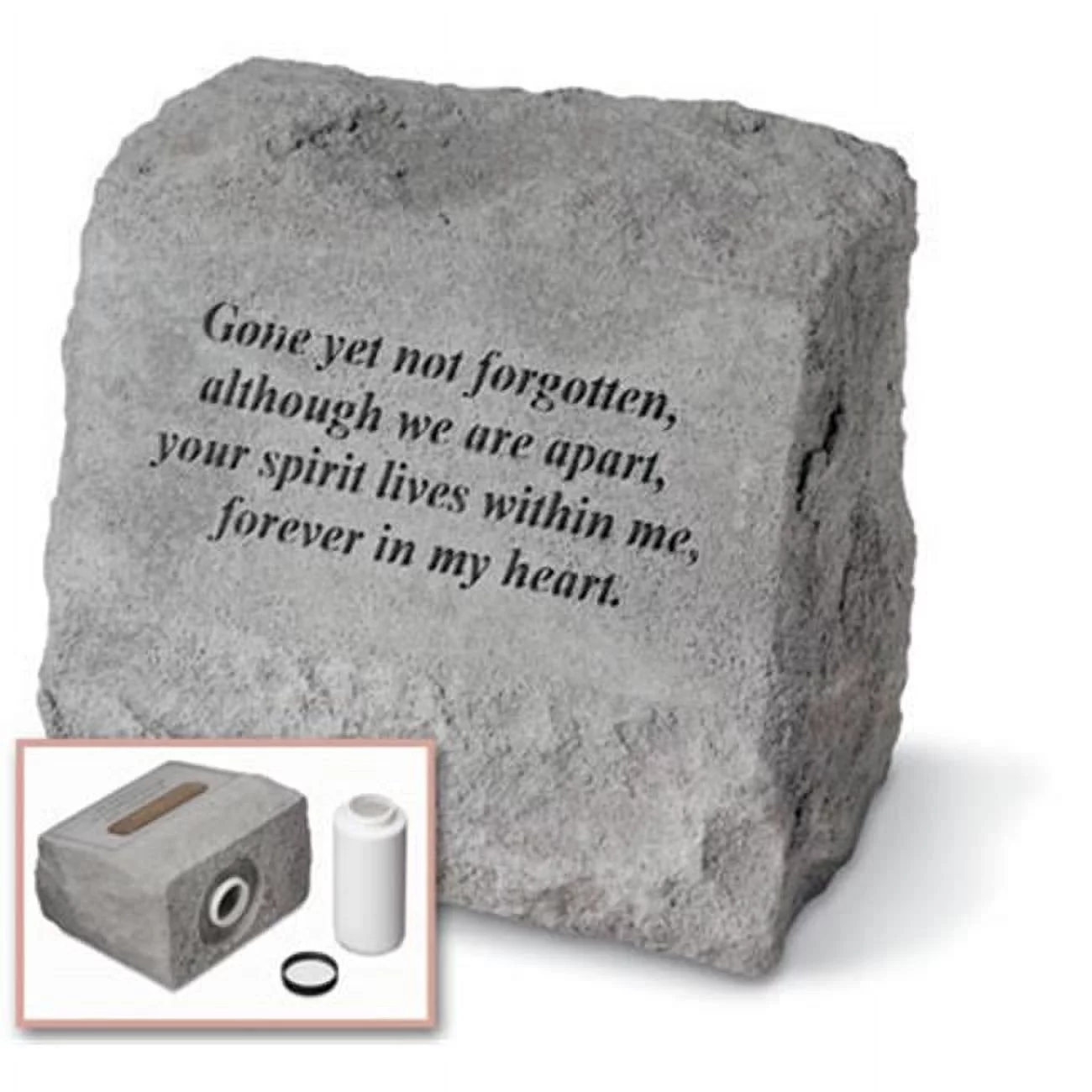 Kay Berry- Inc. Gone Yet Not Forgotten - Headstone-Urn Memorial - 9.5 Inches x 5 Inches x 8 Inches