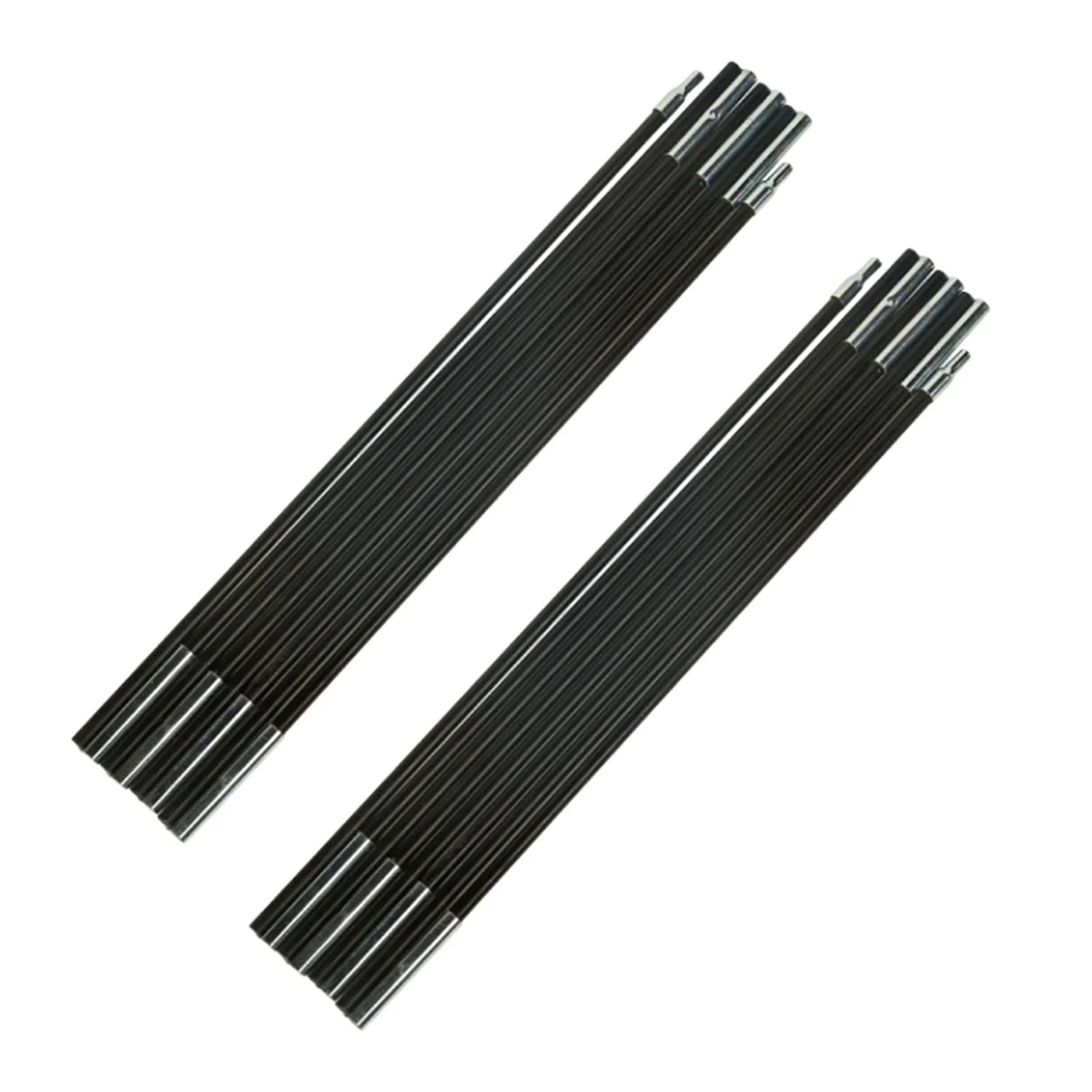harayaa Fibreglass Tent Poles Replacement Black Pre Assembled Tent Poles for Camping 3.4m 2 Person
