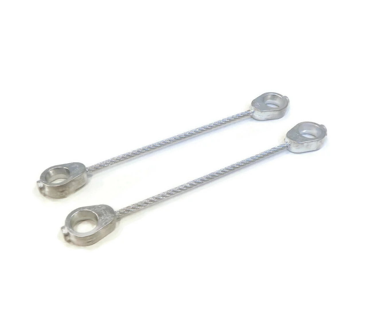 The ROP Shop | Set of 2 Deck Lift Cables For 2002 Ryobi 13BR609G022 & 13CO616G190 LT-1650 Mower