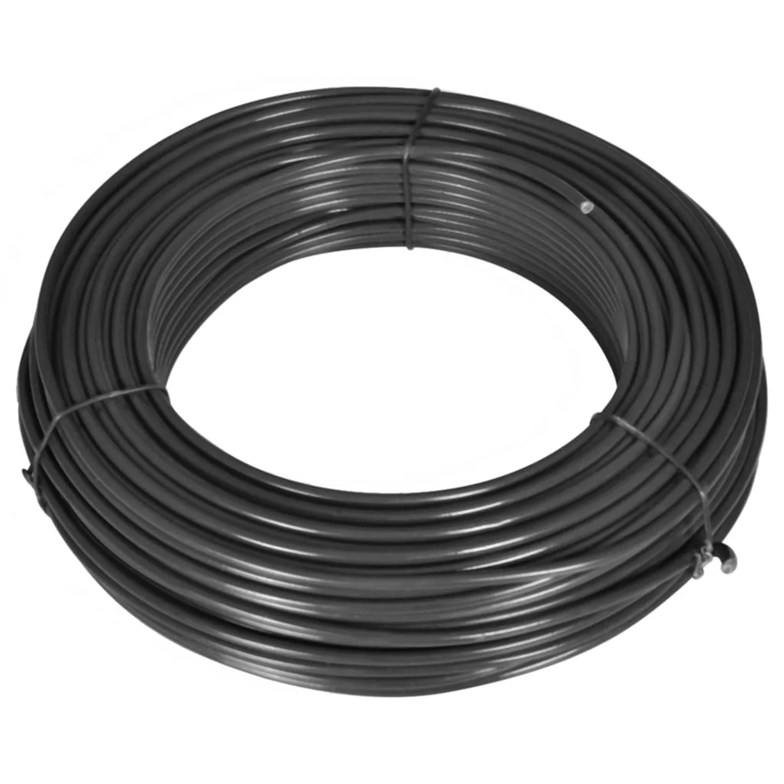 Anself Fence Line Wire Steel Outdoor Fence Gray for Garden, Backyard, Patio 262.5 Feet Length
