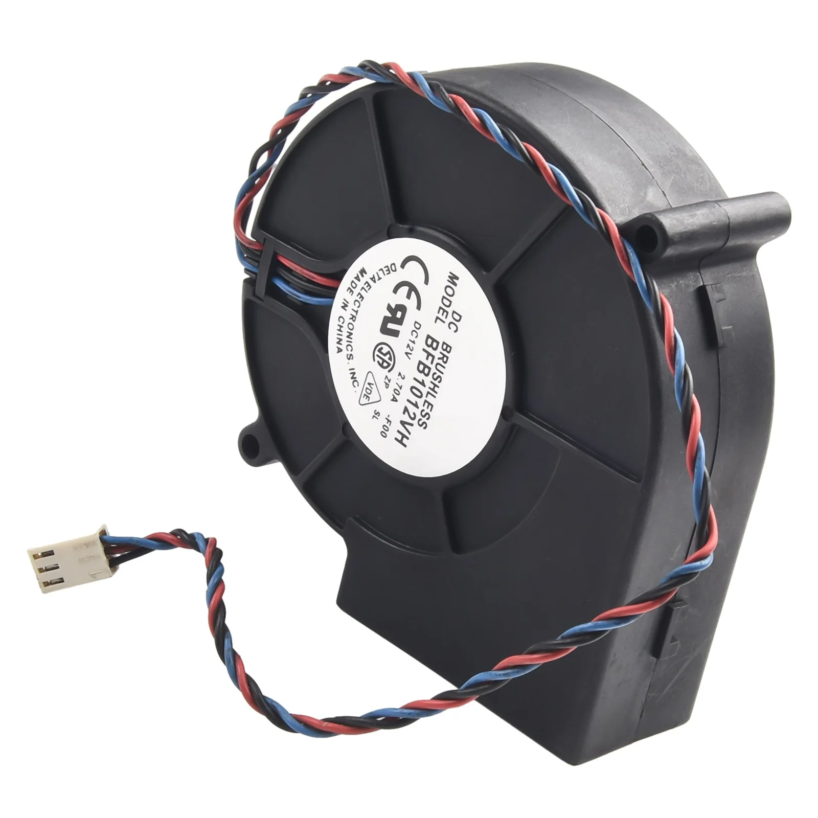12V Large Air Volume Ultra-Quiet Radial Turbo Blower Warm Air Grill Ex haust Fan