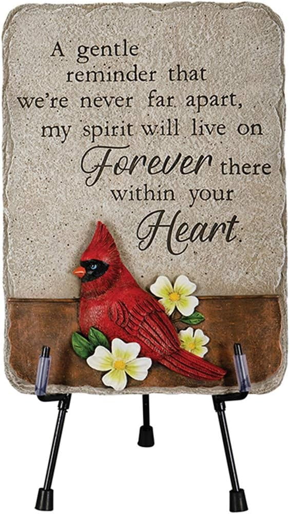 Carson Forever There Within Your Heart, Cardinal Memorial Marker, Multi 12715
