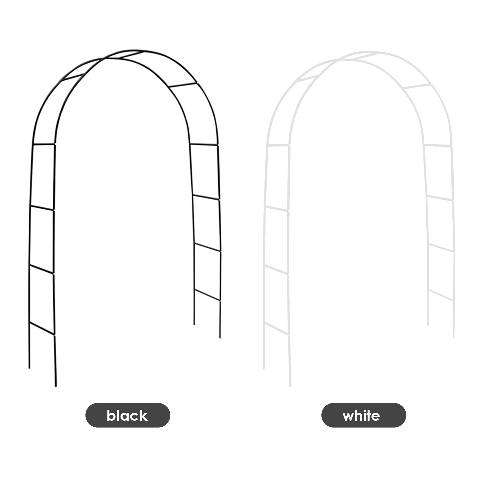 Garden Arch Arbors Trellis Plants Stand for Outdoor Garden Wedding Ceremony Party Decoration