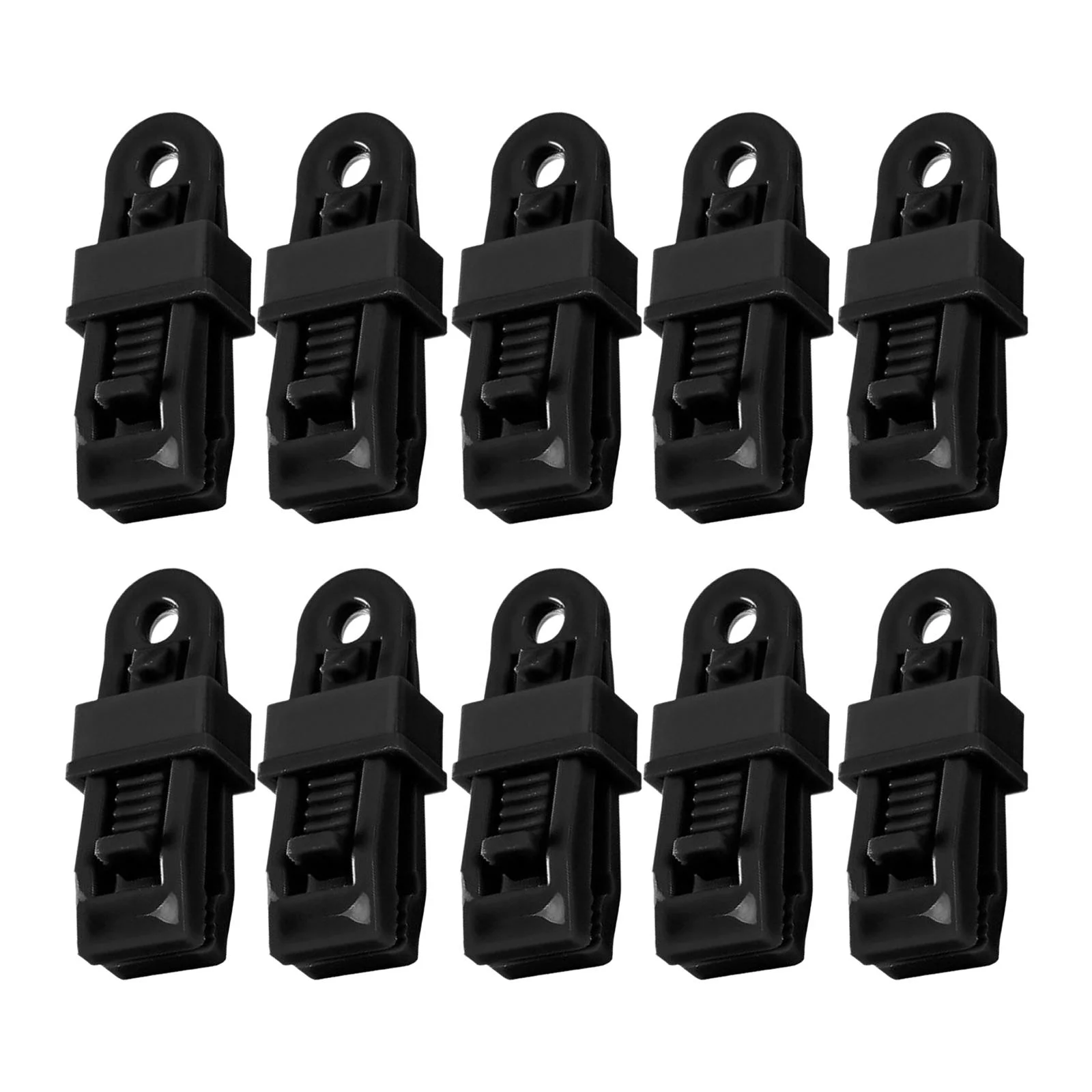 SunniMix 2xSet of 10 Tent Awning Clamps for Tarpaulin, Canopy, Camping Tent Outdoor
