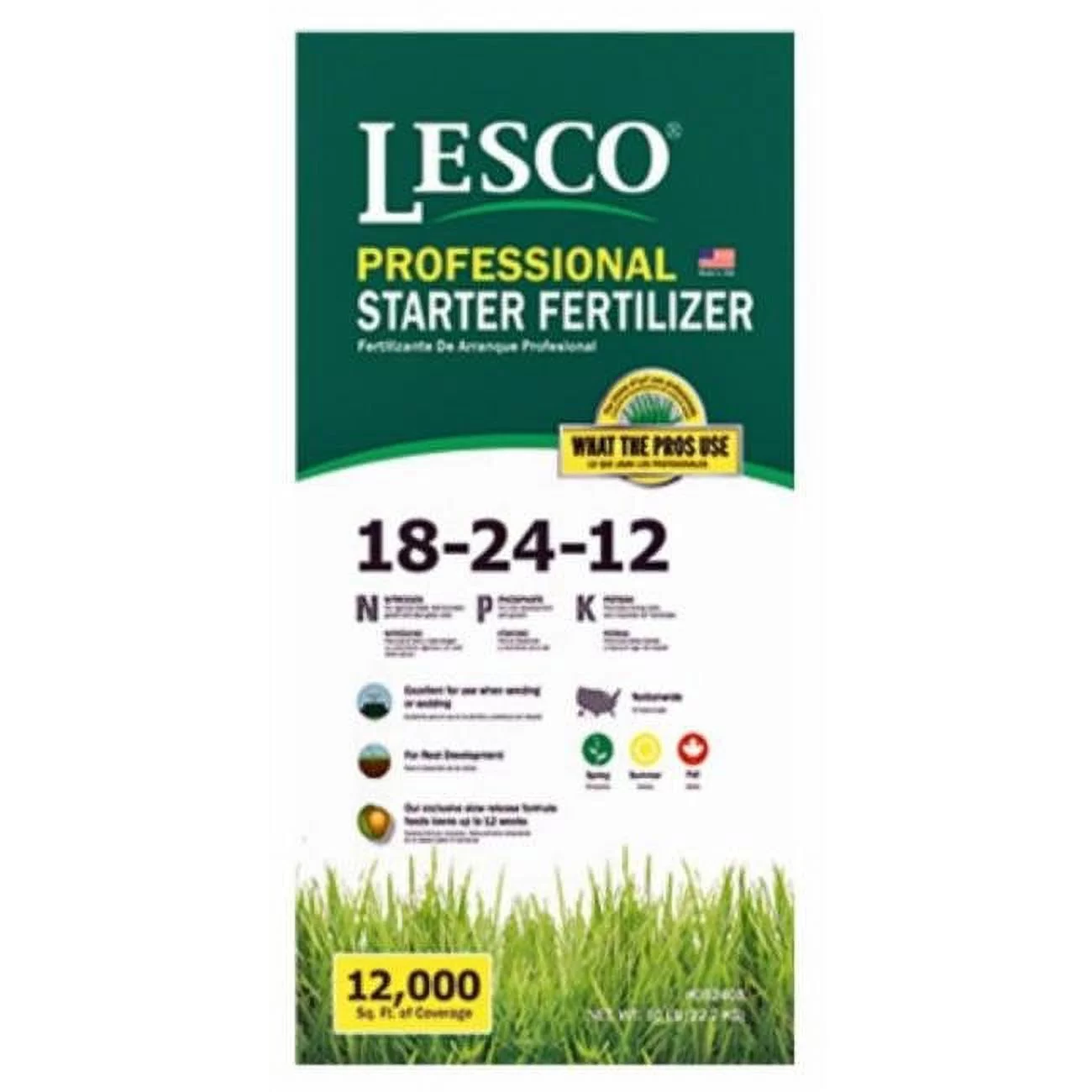 Siteone Landscape Supply 12000 sq ft. 18-24-12 Professional Starter Turf Fertilizer