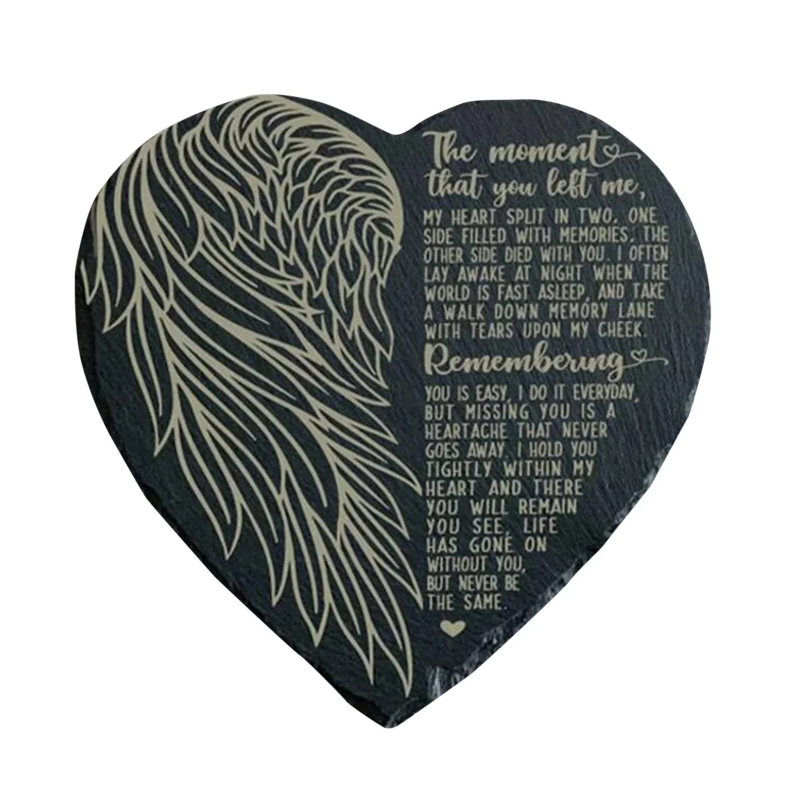 AaSFJEG 4Th of July Decorations Outdoor Sign Memorial Stone Ornaments Pendant to Commemorate The People We Love