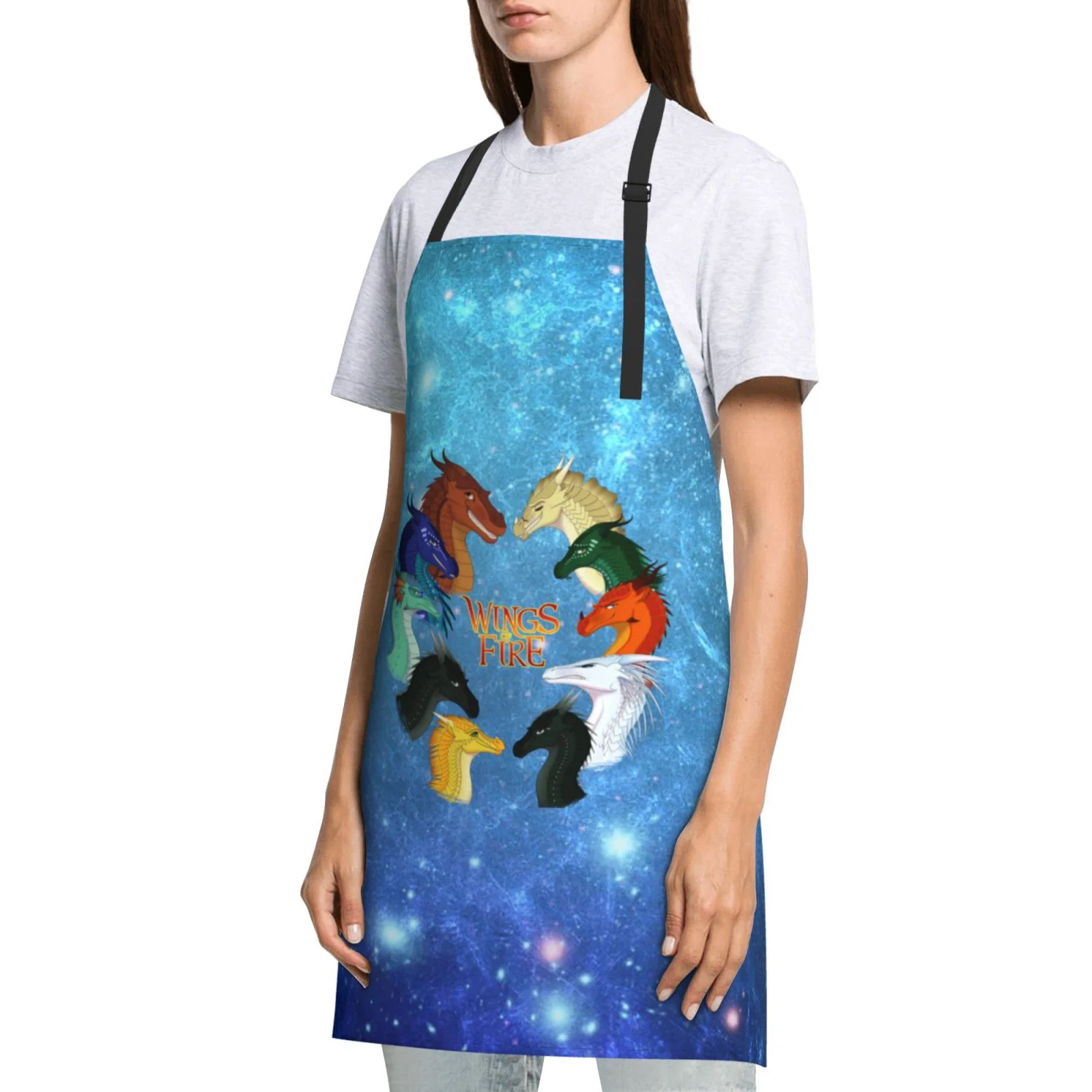 WOF Wings Of Fire Waterproof Apron Home Decor For Kitchen/Cooking/Gardening/Painting/BBQ/Baking/Chef/Craftsman