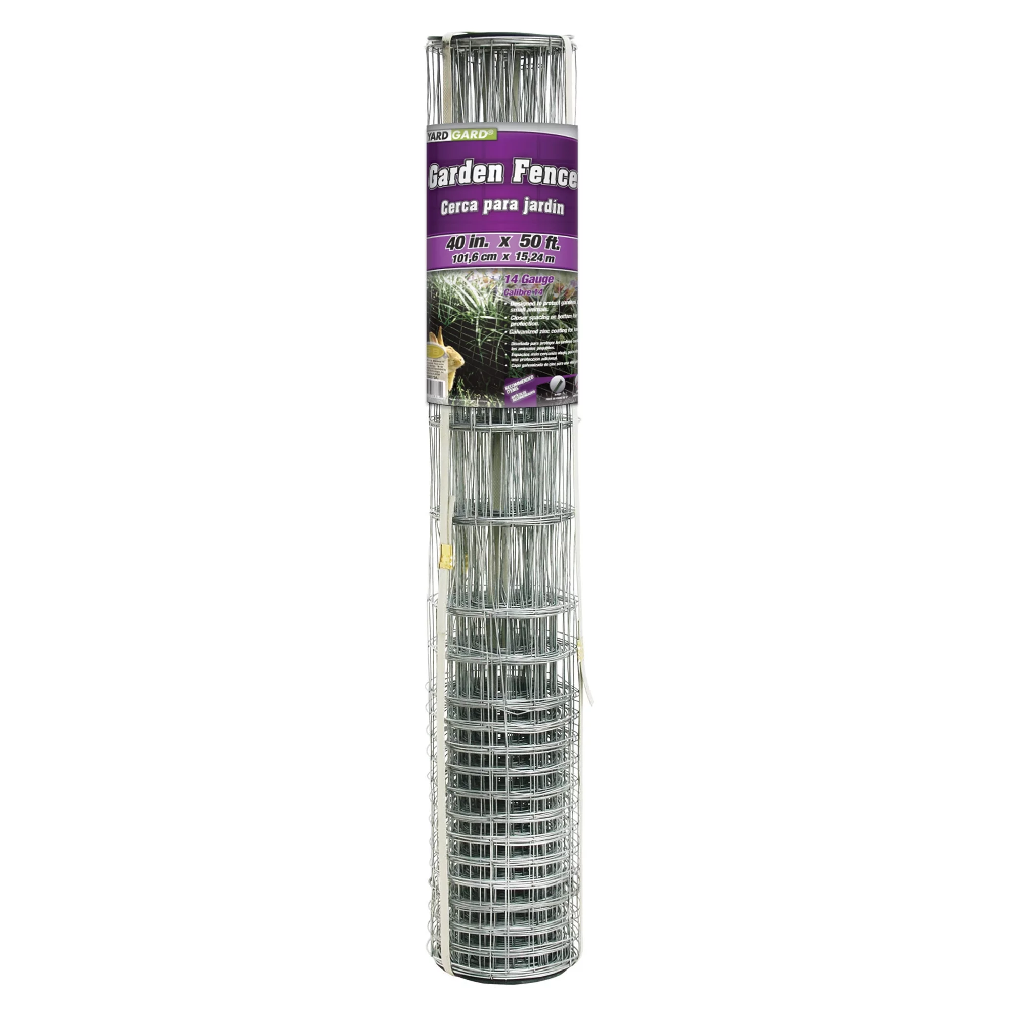 YARDGARD 40 Inch by 50 Foot 14 Gauge Rabbit and Small Animal Garden Fence