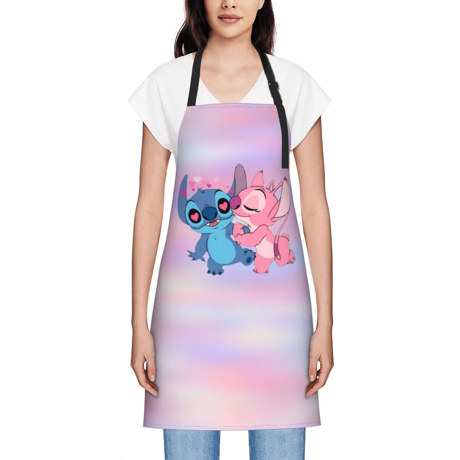 Stitch Animated Waterproof Apron Home Decor For Kitchen/Cooking/Gardening/Painting/BBQ/Baking/Chef/Craftsman