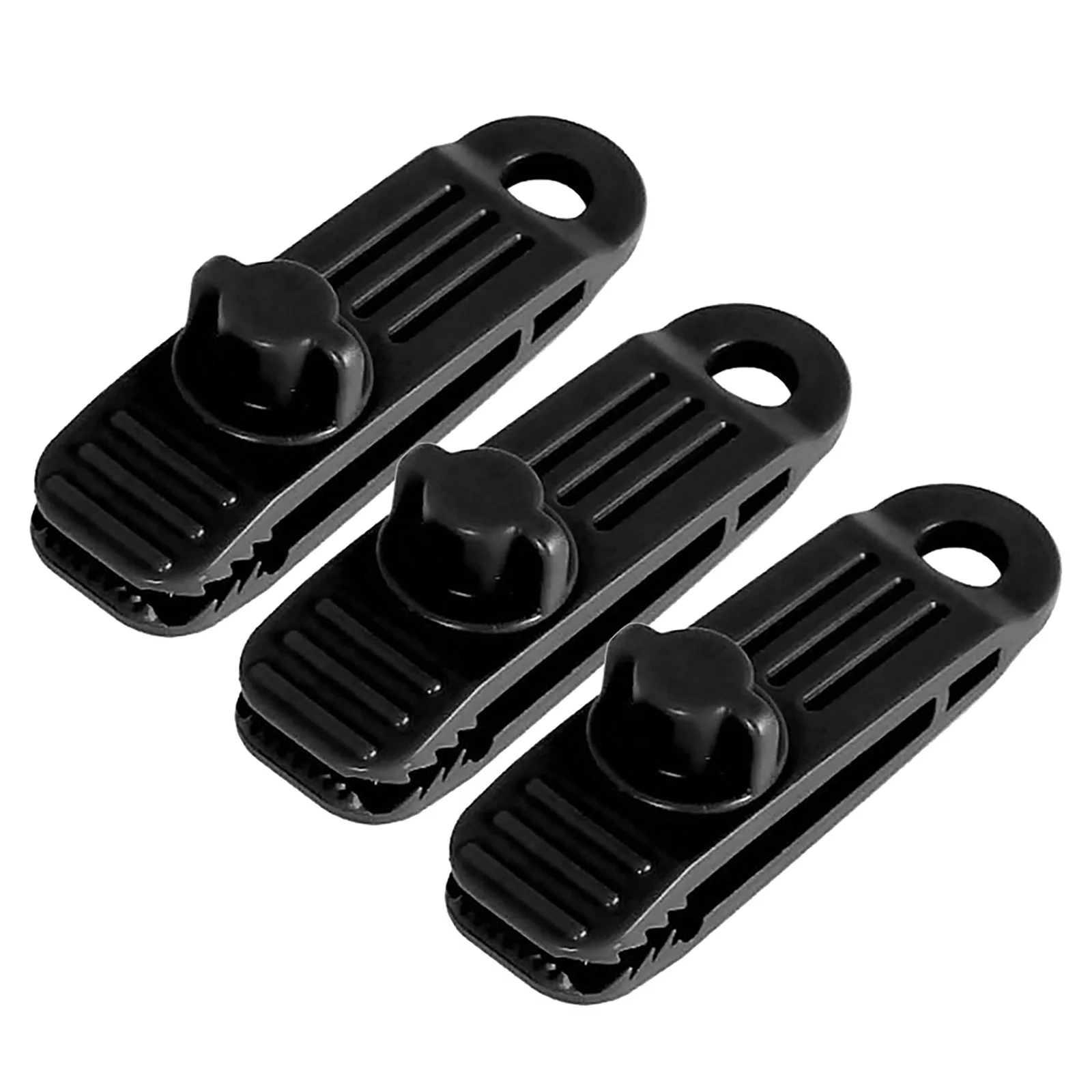 YOHOME 3PCS Reusable Tent Tarp Tarpaulin Clip Clamp Buckle Camping Tool Heavy Duty