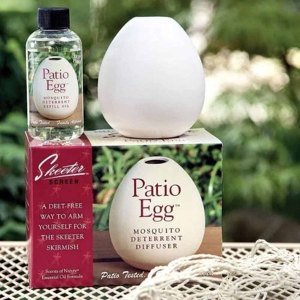 Skeeter Screen 90600 4 oz Patio Egg Deet Free Mosquito Repellent Diffuser - Quantity of 6