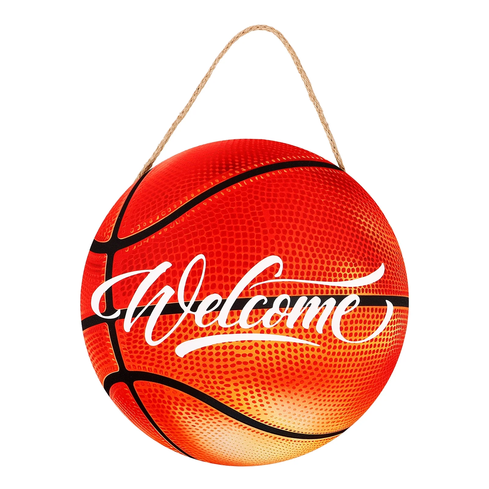 Wall Decoration Home Photo Prop Basketball Front Door Hanging Aisle Welcome Sign House Number Wood