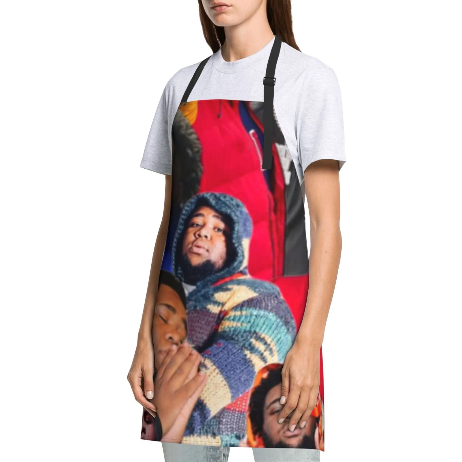 Rod Wave Waterproof Apron Home Decor For Kitchen/Cooking/Gardening/Painting/BBQ/Baking/Chef/Craftsman
