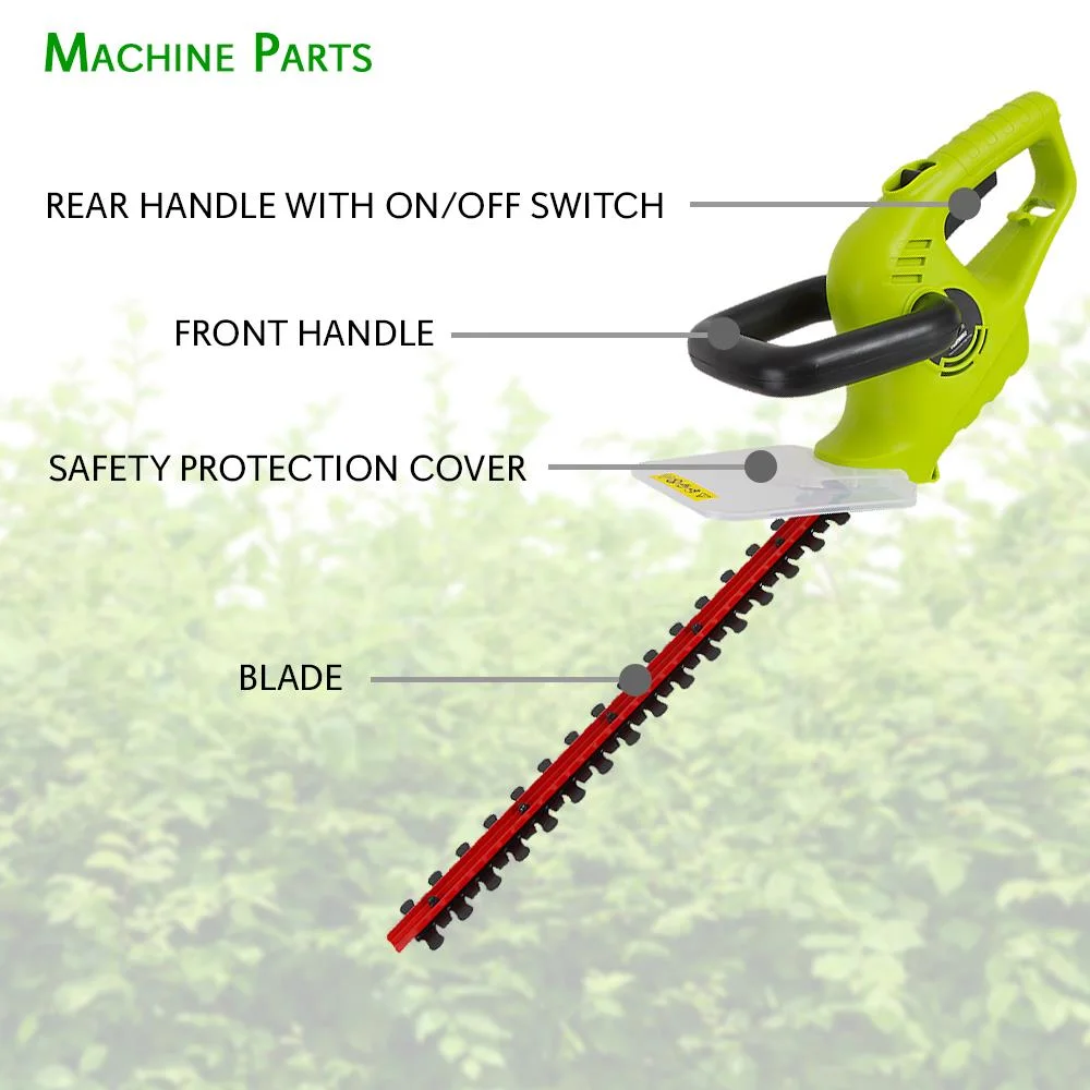 SereneLife PSLHTRIM52.5 - Electric Hedge Trimmer - Corded Home Garden Cutting &Trimming Hedger