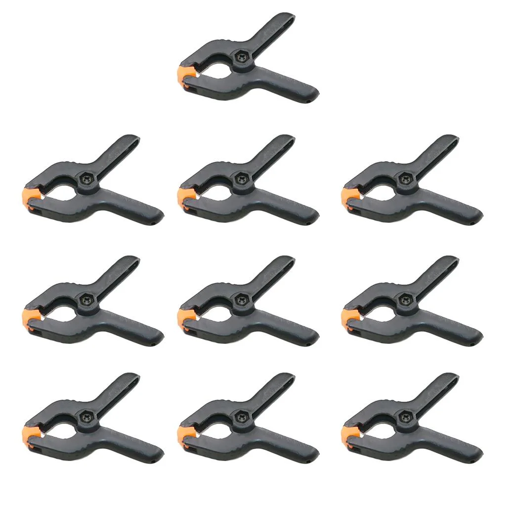 Colaxi 5xHeavy Duty Strong Spring Clamp Jaw Market Stall Tarpaulins Clip 2inch 10pcs