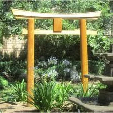 Sams Gazebos Japanese Shinto Temple Myojin Style Wooden Torii Garden Arbor