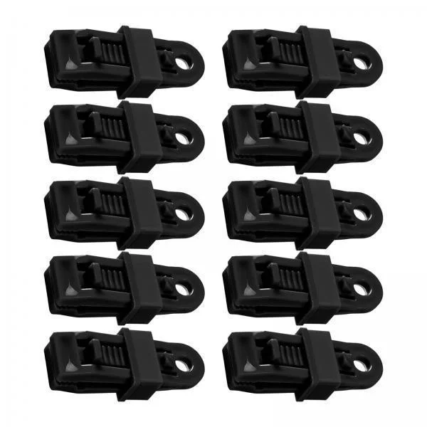 Colaxi 4xSet of 10 Tent Awning Clamps for Tarpaulin, Canopy, Camping Tent Outdoor