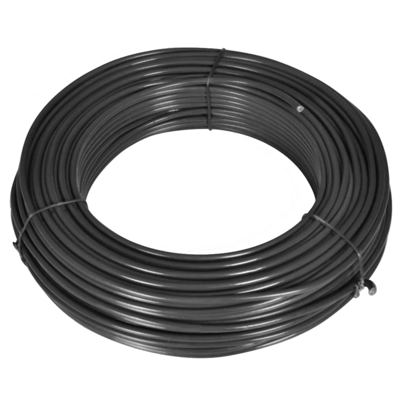 Anself Fence Line Wire Steel Outdoor Fence Gray for Garden, Backyard, Patio 262.5 Feet Length