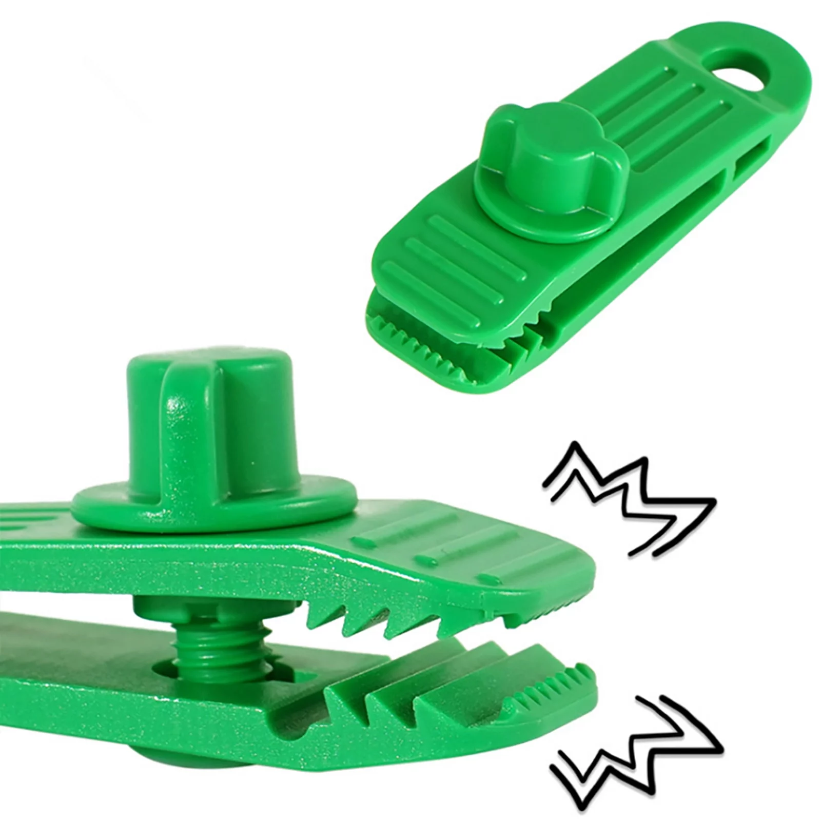YOHOME 5PCS Reusable Tent Tarp Tarpaulin Clip Clamp Buckle Camping Tool Heavy Duty