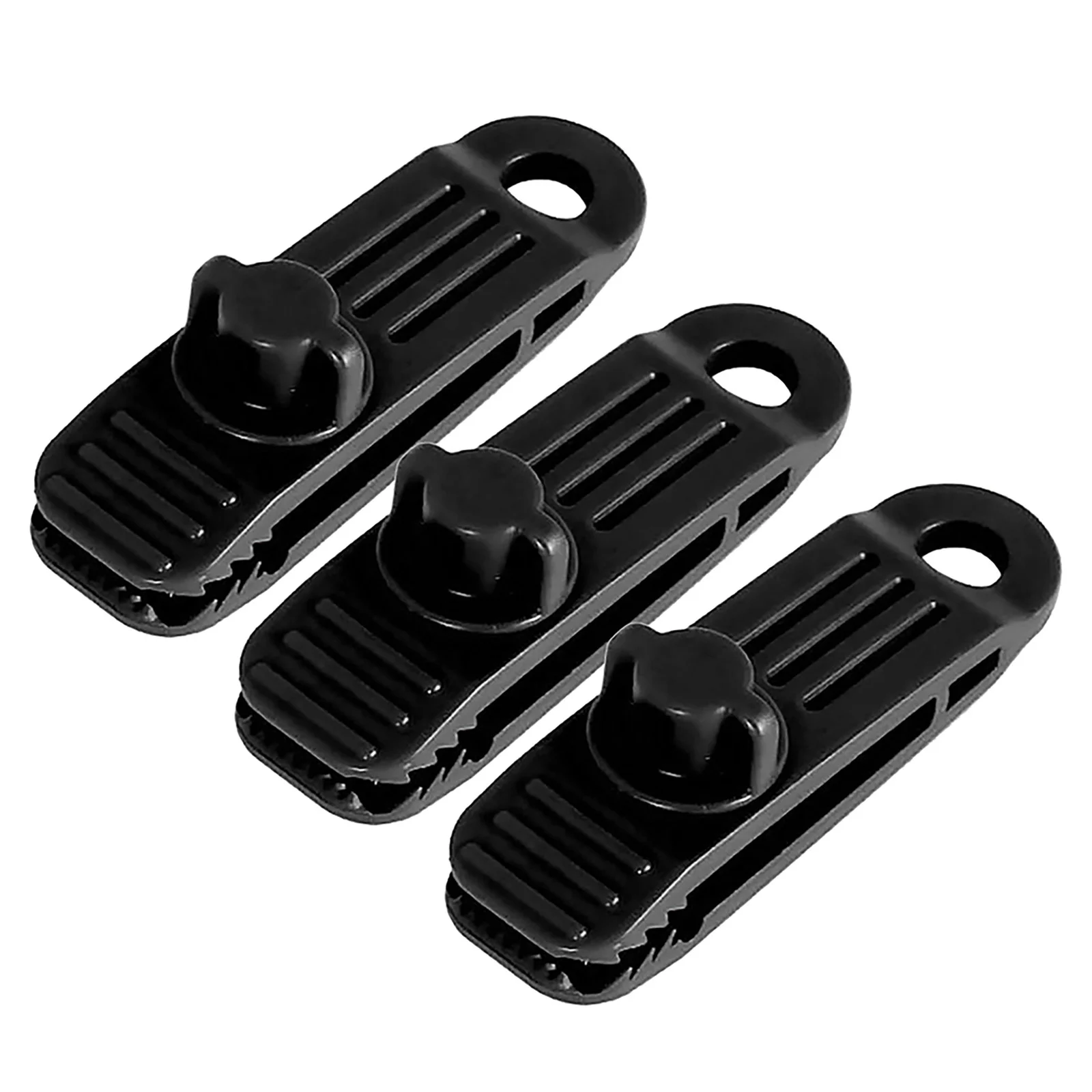 YOHOME 3PCS Reusable Tent Tarp Tarpaulin Clip Clamp Buckle Camping Tool Heavy Duty