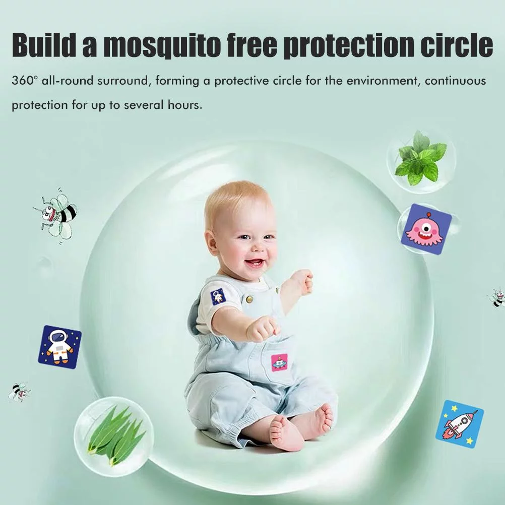 240PCS Mosquito Repellent Stickers 4 Boxes Anti Mosquito Cartoon Plasters for Indoor and Outdoor Use