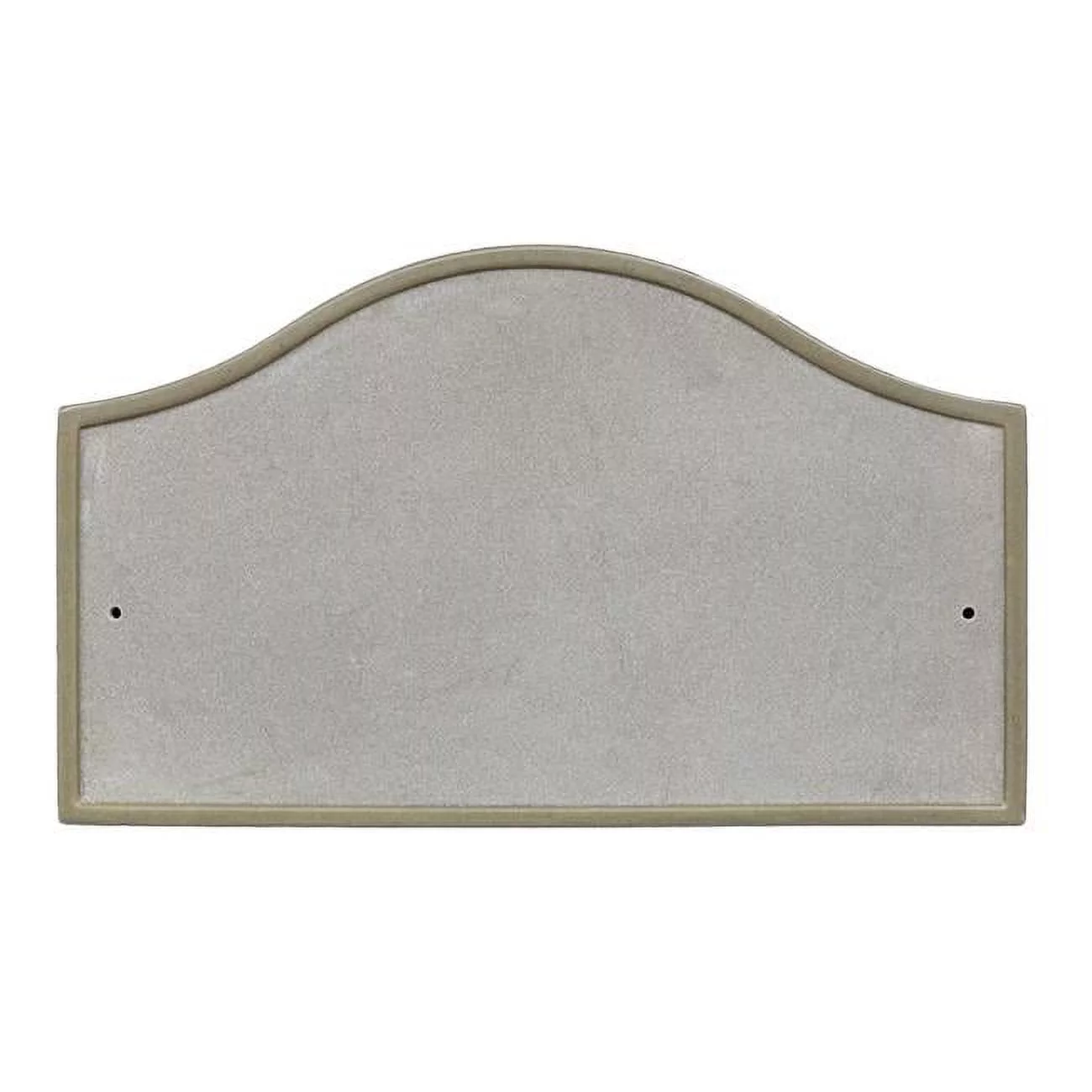 10 in. Ridgestone Serpentine Crushed Stone Do It Yourself Kit Address Plaque in Slate Color