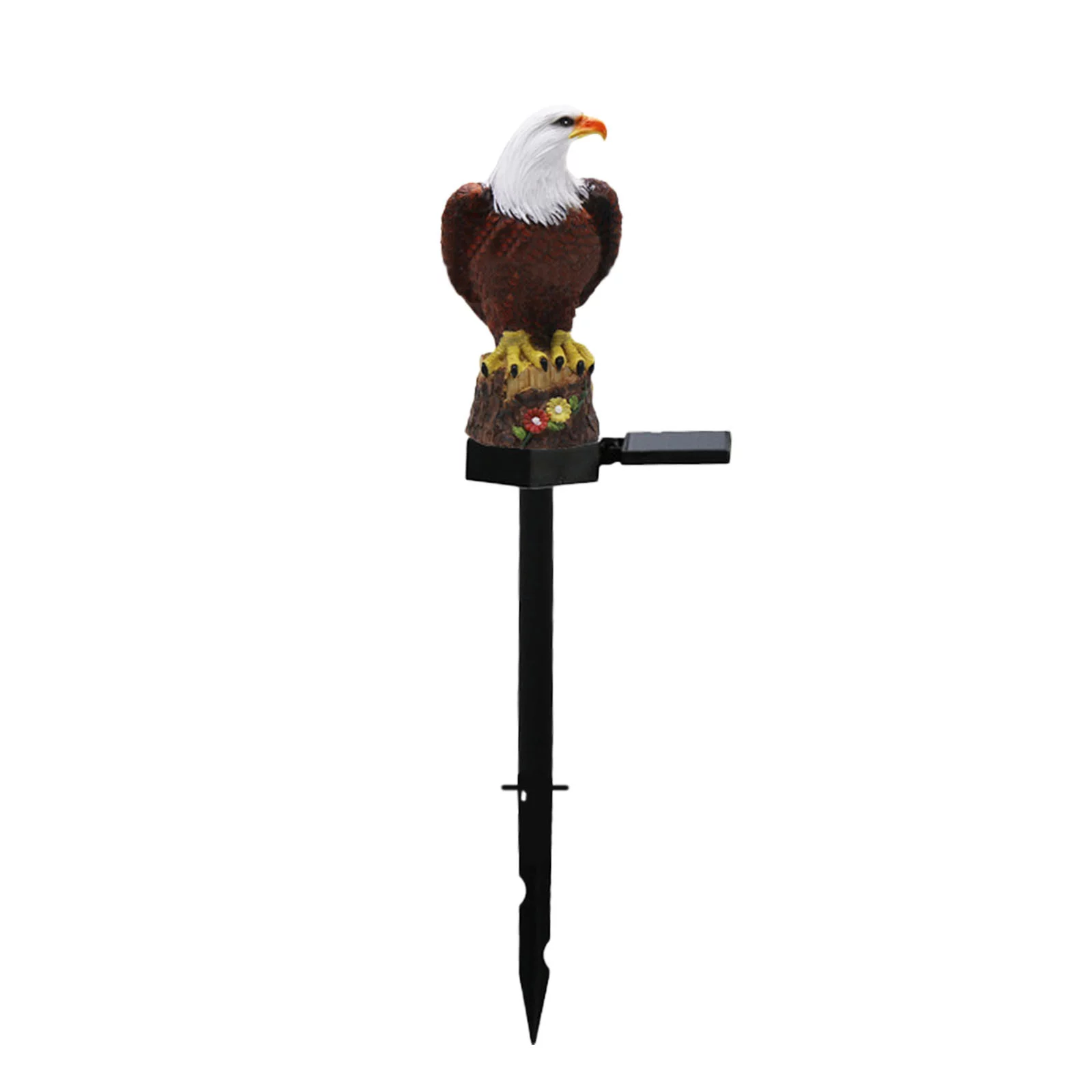 GuLuBin Yard Signs Letters with Solar Eagles GRound Plug Lawn Lamp Outdoor Courtyard Garden Decoration Lamp