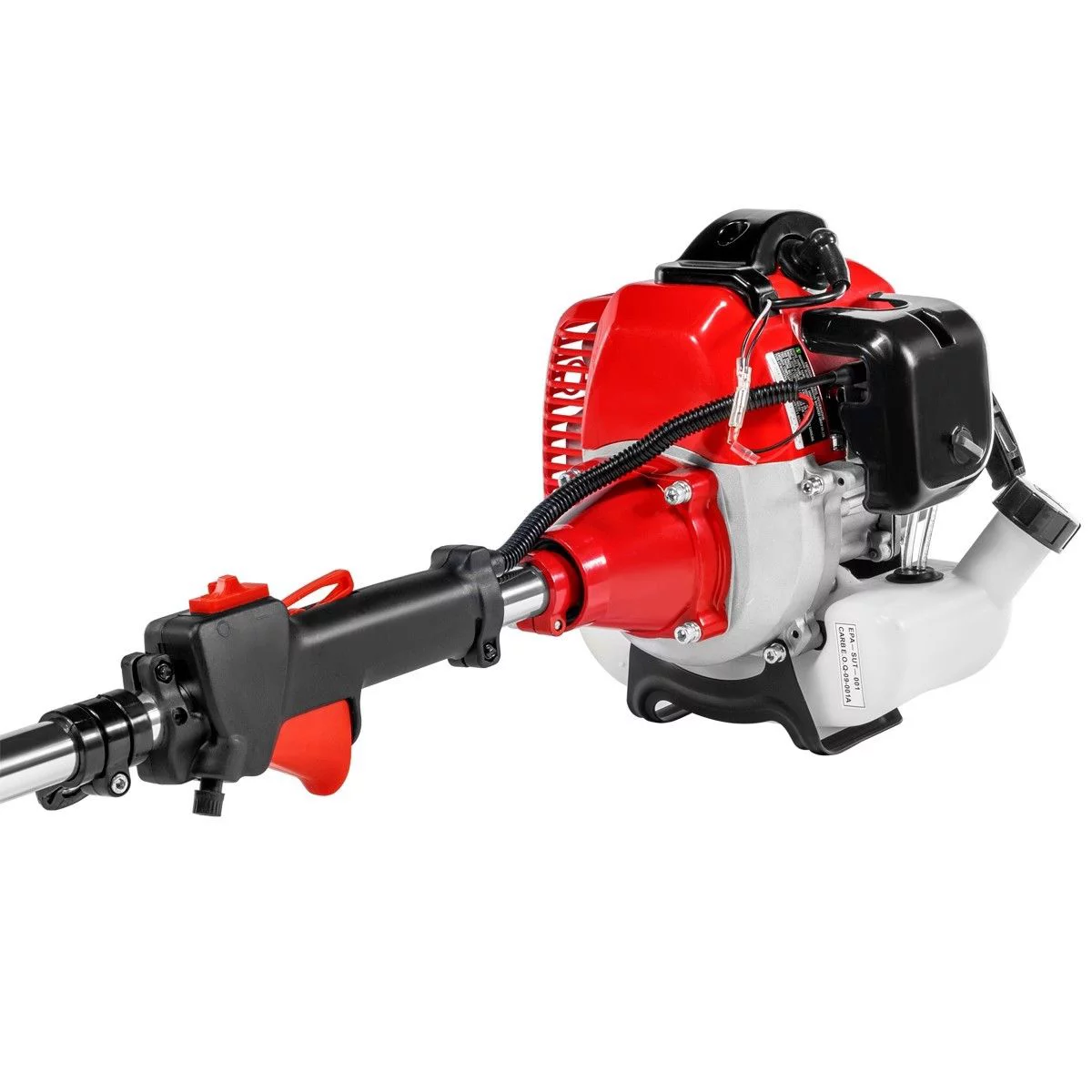 XtremepowerUS 42.7CC Walk Behind Hand Held Gas Powered Sweeper Broom Sweep Snow EPA 2-Stroke Gasoline