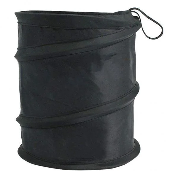 yotijar 2X Hand Held Car Trashcan Waste Basket Bin Folding Car Storage Bag 16x16x20cm