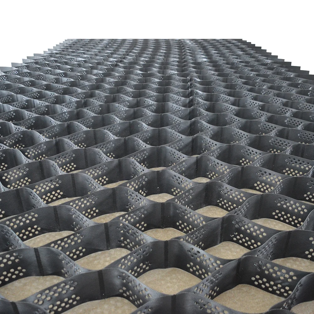 TECHTONGDA HDPE Ground Grid Honeycomb Geocell Permeable Pavers for Grass Planting, Slope Protection