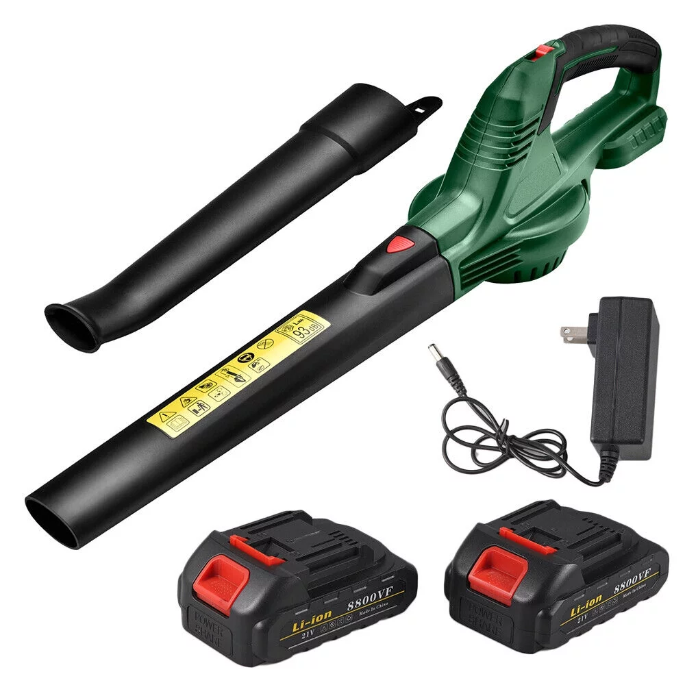 20V JahyShow Lawn Leaf Blower - Handheld Power - Quick Charging with 1600mA Lithium Battery