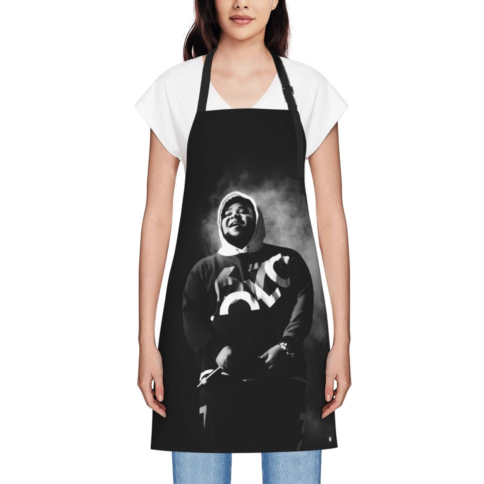 Rod Wave Waterproof Apron Home Decor For Kitchen/Cooking/Gardening/Painting/BBQ/Baking/Chef/Craftsman