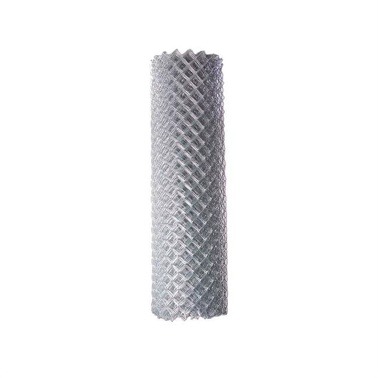 6 x 50 ft. 12.5-AW Gauge Galvanized Steel Roll Chain Link Fence Fabric