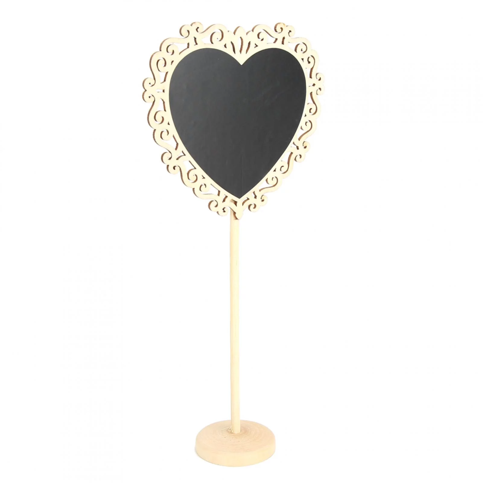 Blackboard Sign - 20 Sets Unique Shape Garden Plant Label Sign Message Board Blackboard with Hollow out Edge (2)
