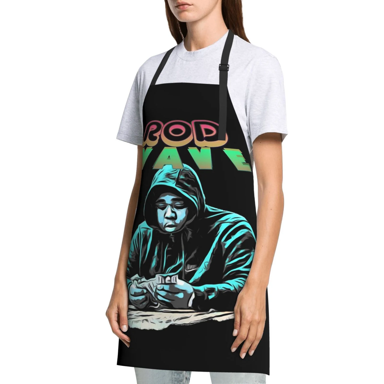 Rod Wave Waterproof Apron Home Decor For Kitchen/Cooking/Gardening/Painting/BBQ/Baking/Chef/Craftsman