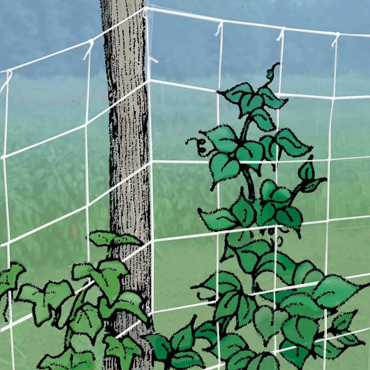 Gardens Alive! Nylon Vegetable Trellis - Great for supporting all vining veggies - 5 ft x 15 ft