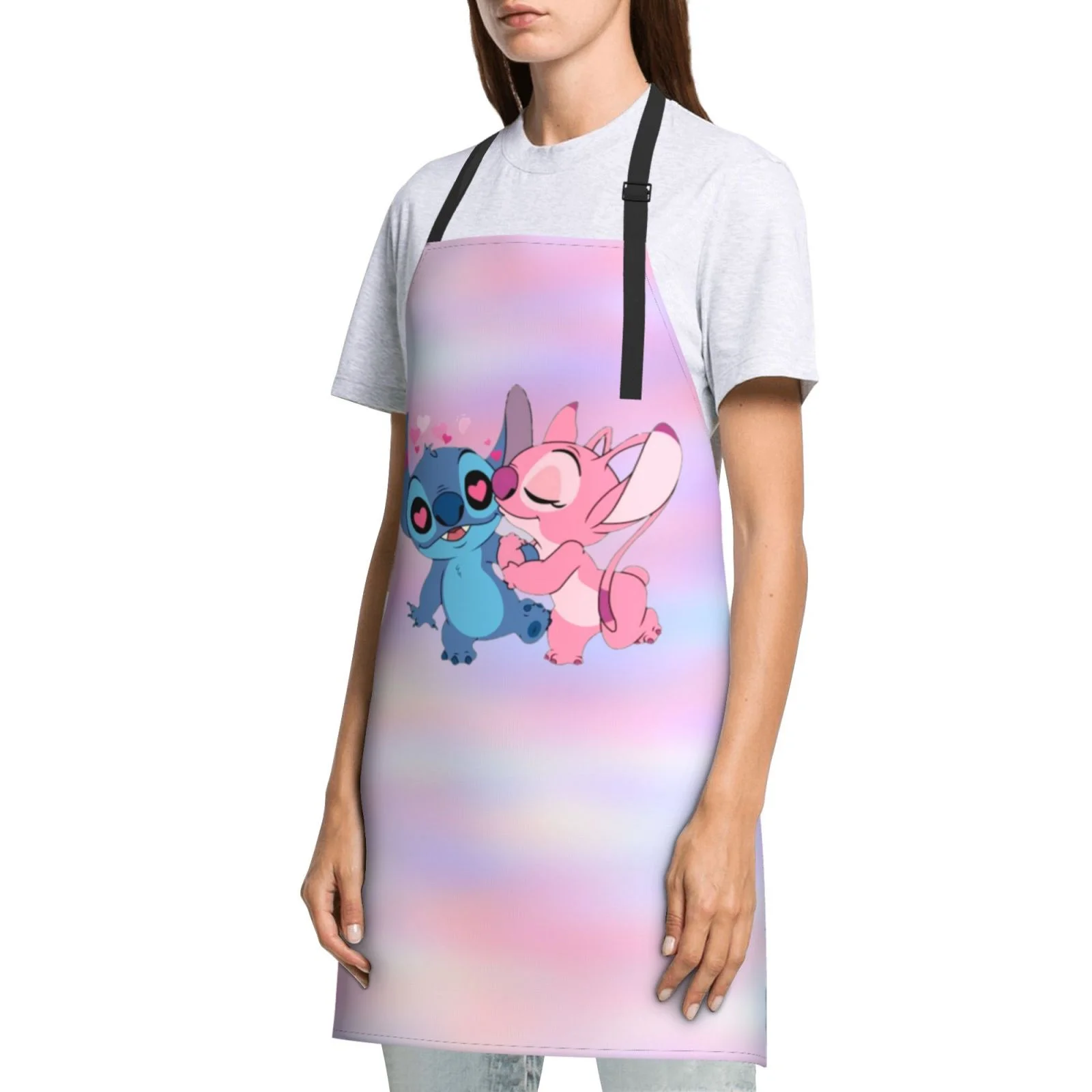 Stitch Animated Waterproof Apron Home Decor For Kitchen/Cooking/Gardening/Painting/BBQ/Baking/Chef/Craftsman