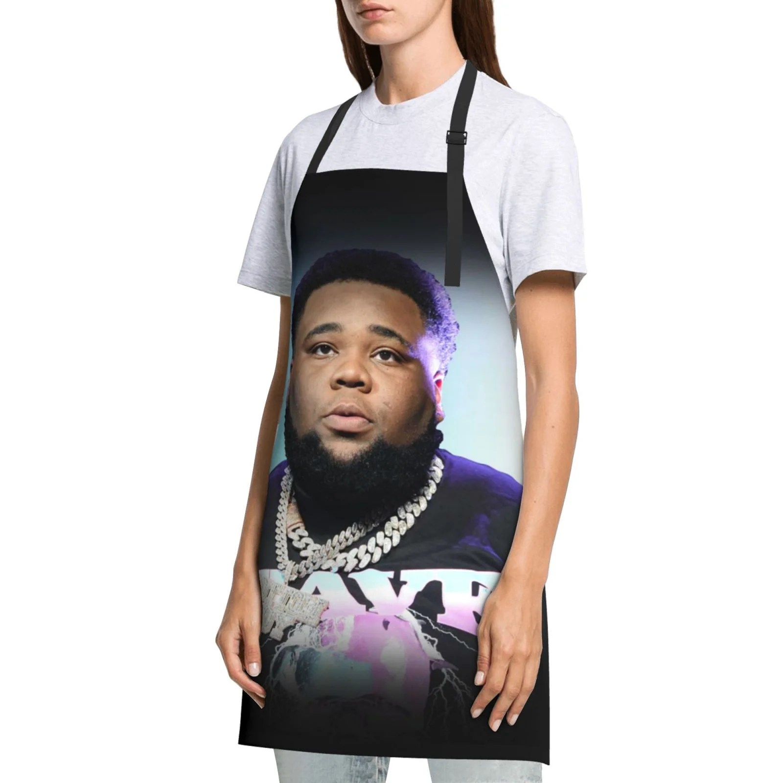 Rod Wave Waterproof Apron Home Decor For Kitchen/Cooking/Gardening/Painting/BBQ/Baking/Chef/Craftsman