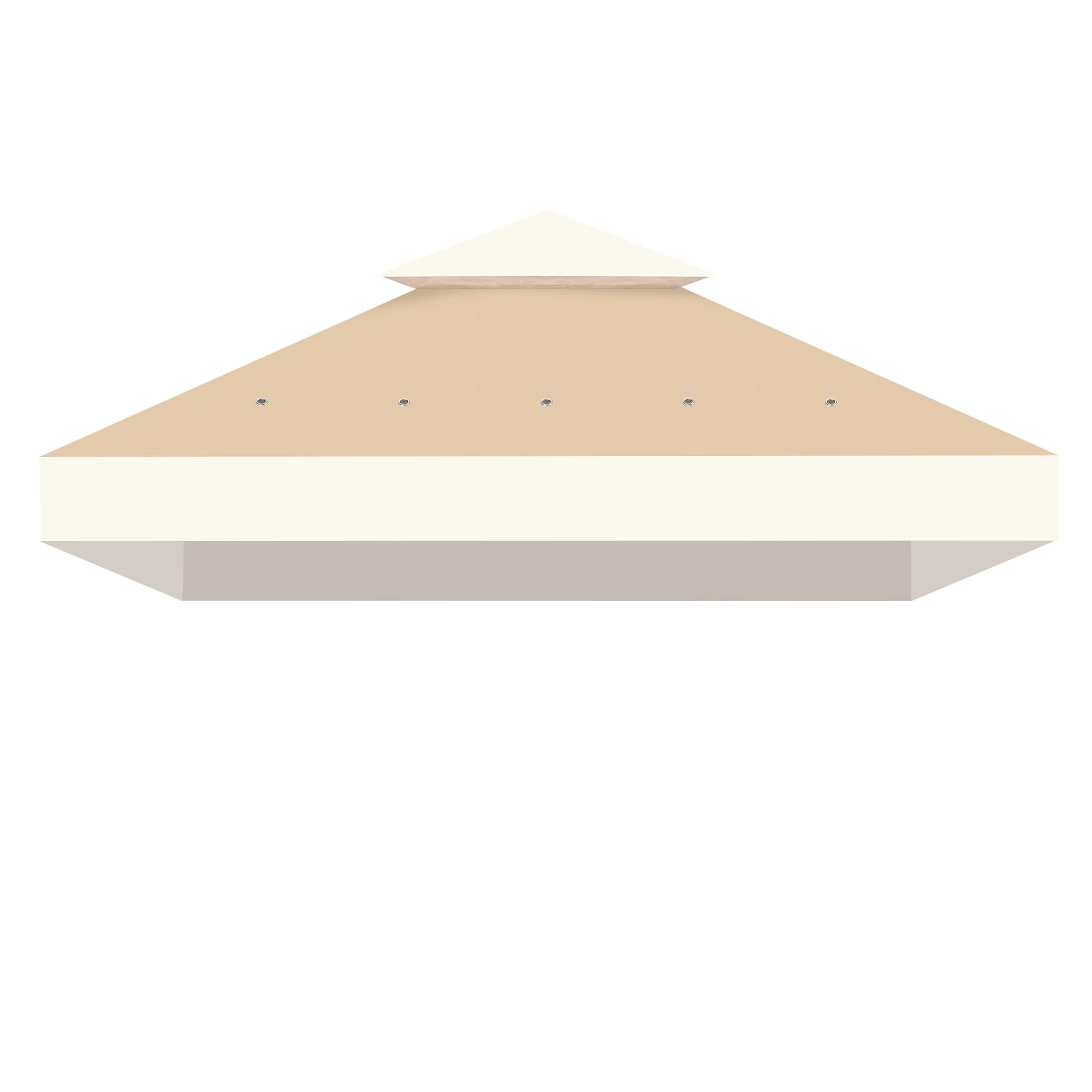 10' x 10' Replacement Canopy Top for Straight Leg Tent - Pop-Up Cover for Outdoor Events - 1pc Top Cloth Only