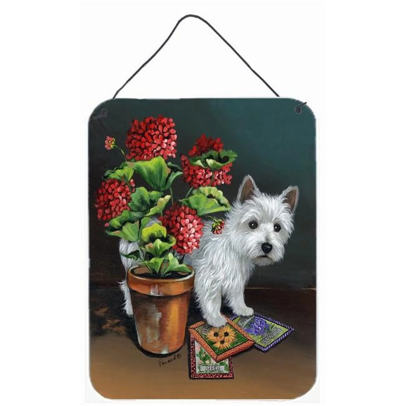 Carolines Treasures PPP3231DS1216 12 x 16 in. Westie Seedlings Wall or Door Hanging Prints