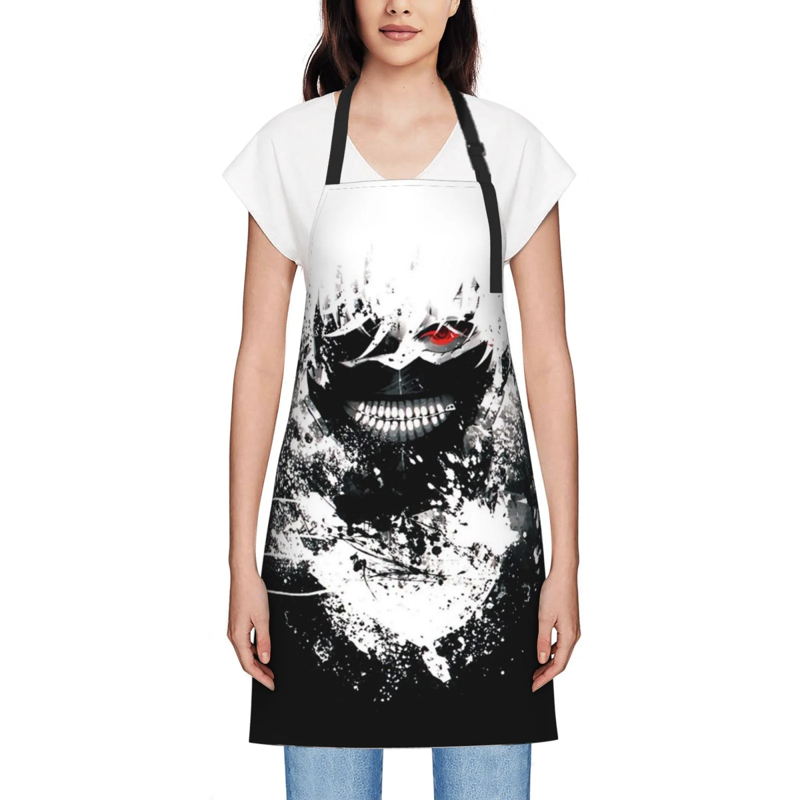 Tokyo Ghoul Waterproof Apron Home Decor For Kitchen/Cooking/Gardening/Painting/BBQ/Baking/Chef/Craftsman