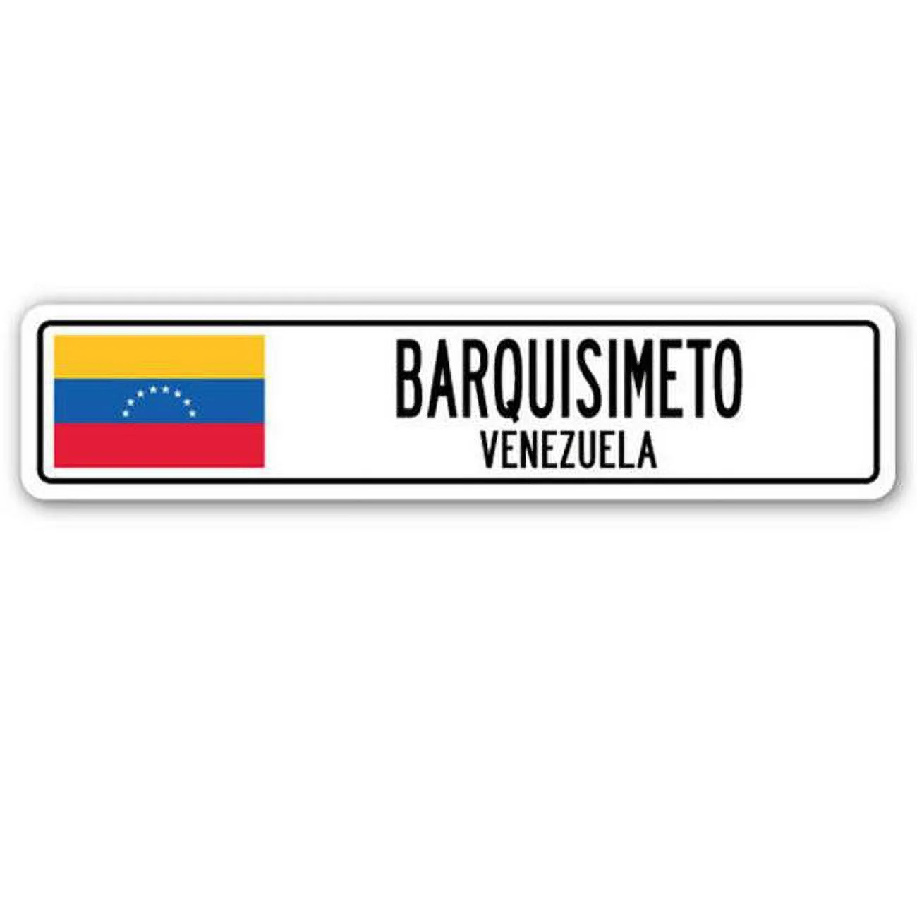 Barquisimeto, Venezuela Street Sign - Venezuelan Flag City Country Gift