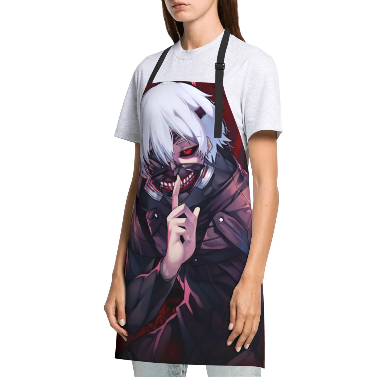 Tokyo Ghoul Waterproof Apron Home Decor For Kitchen/Cooking/Gardening/Painting/BBQ/Baking/Chef/Craftsman