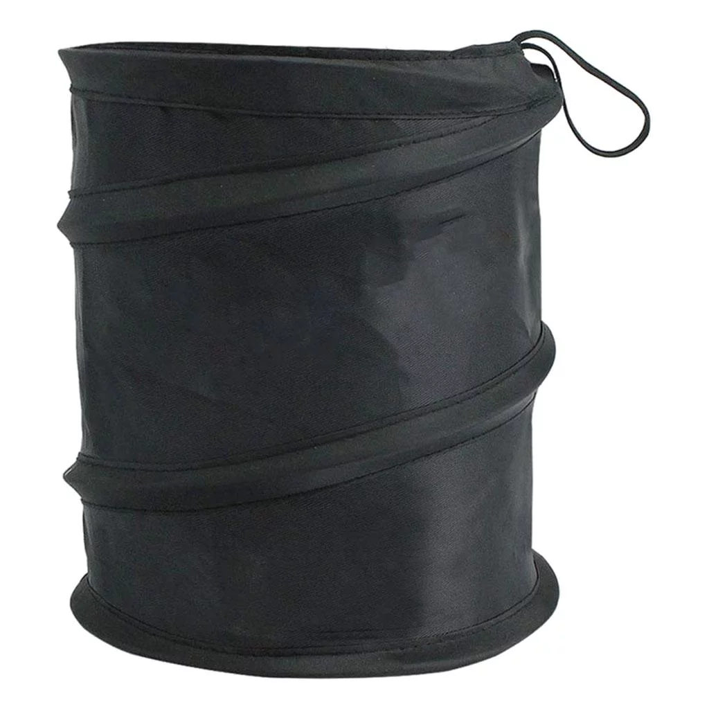 yotijar 2X Hand Held Car Trashcan Waste Basket Bin Folding Car Storage Bag 16x16x20cm