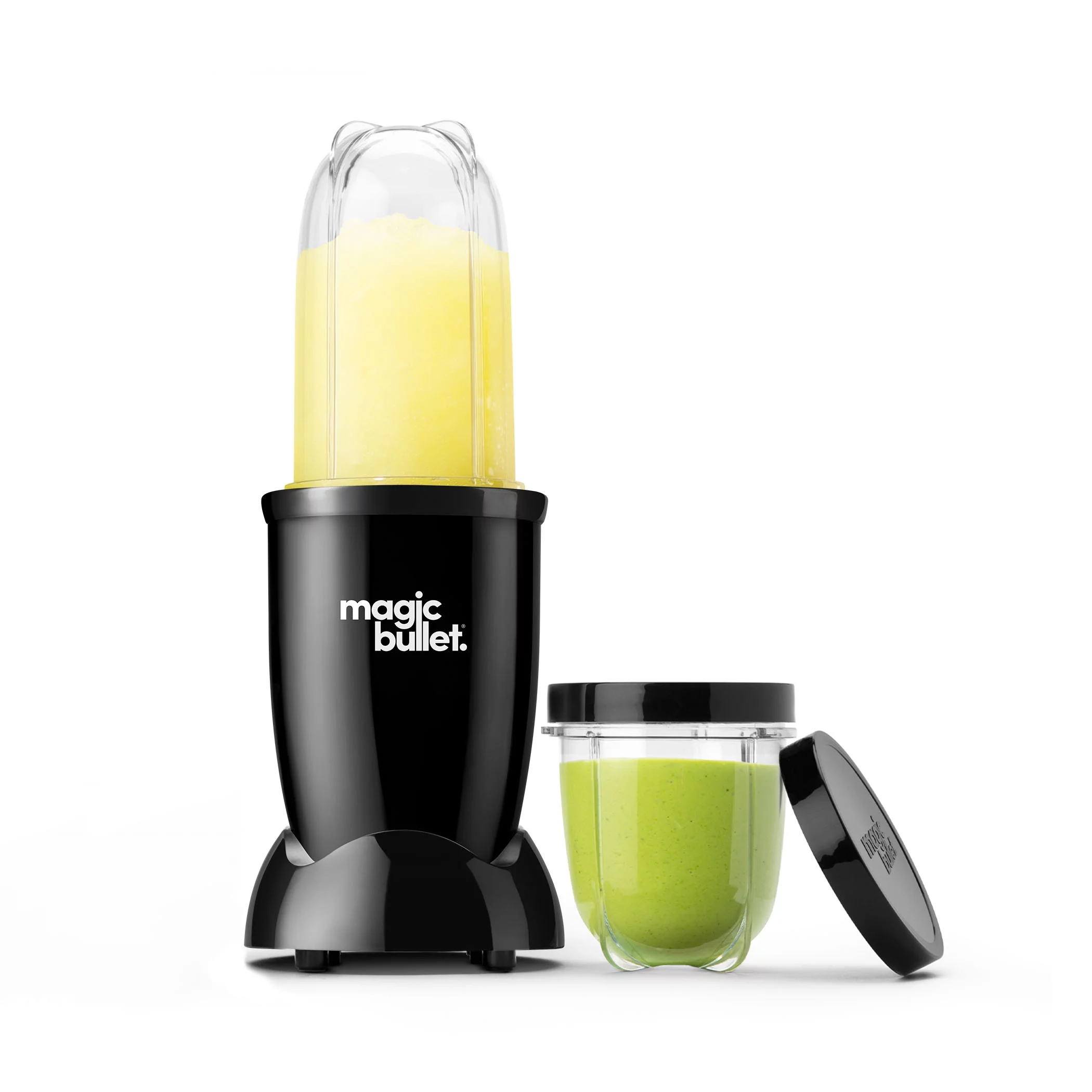 magic bullet 7-Piece 250 Watts Personal Blender 18 oz. MBR-0701AK, All Black