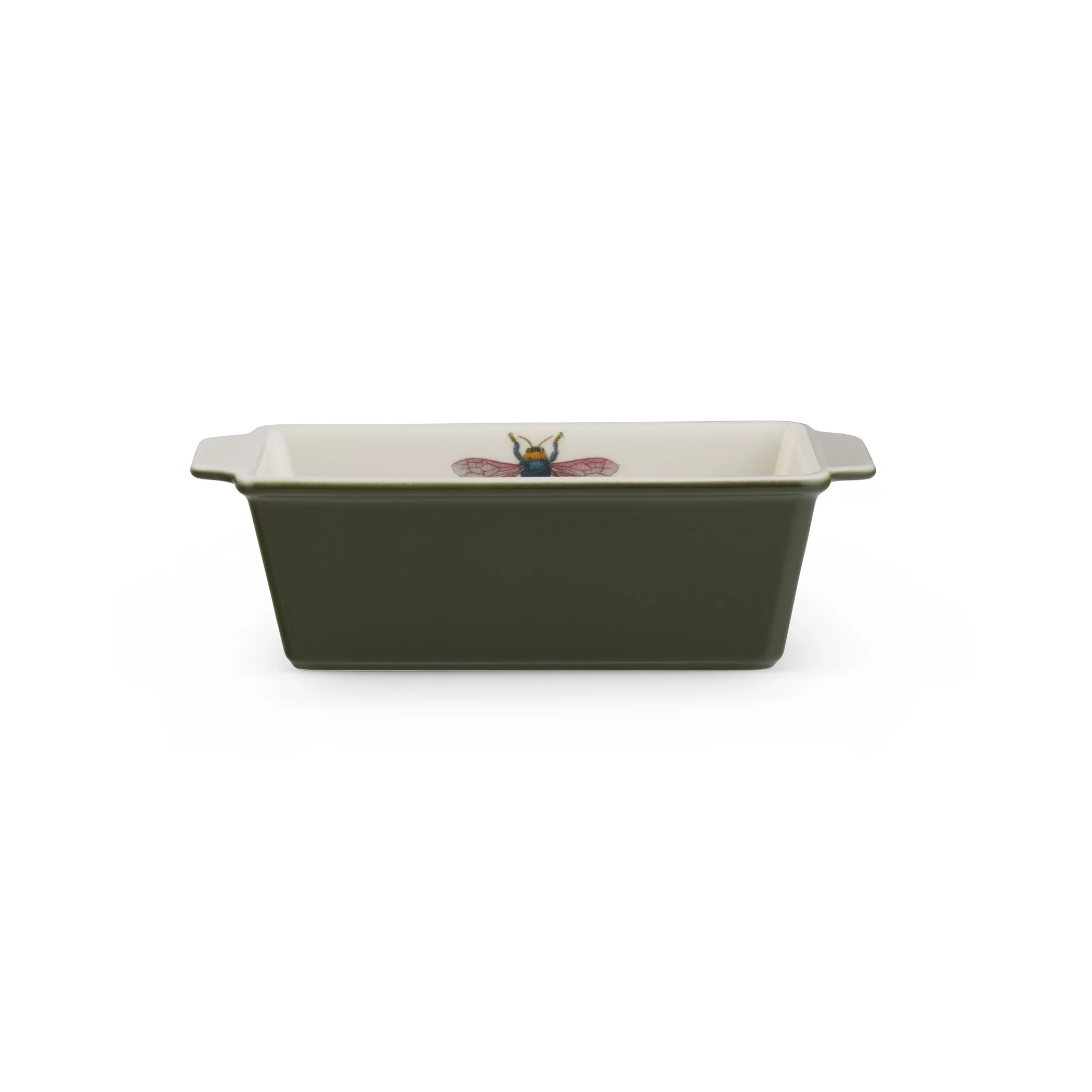 Portmeirion Botanic Garden Harmony Loaf Pan 15 Fluid Ounces - Forest Green