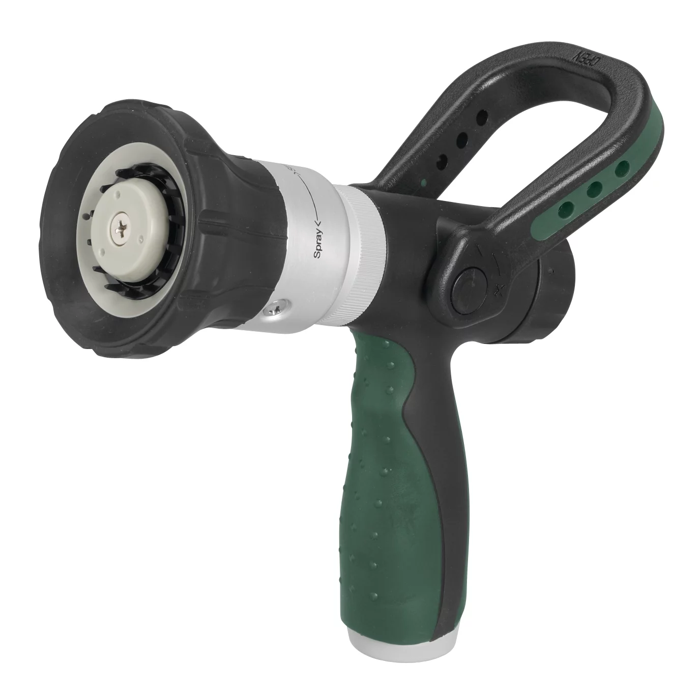 Orbit Heavy Duty Adjustable Fire Hose Watering Spray Nozzle w/ Handle - 58931N