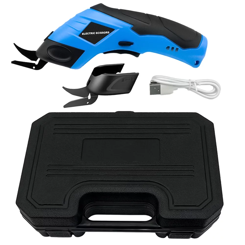 Dazzduo Electric scissors,Cloth Cutter Portable Portable Fabric Leather Handheld Cloth Cutter Cutter Portable Fabric